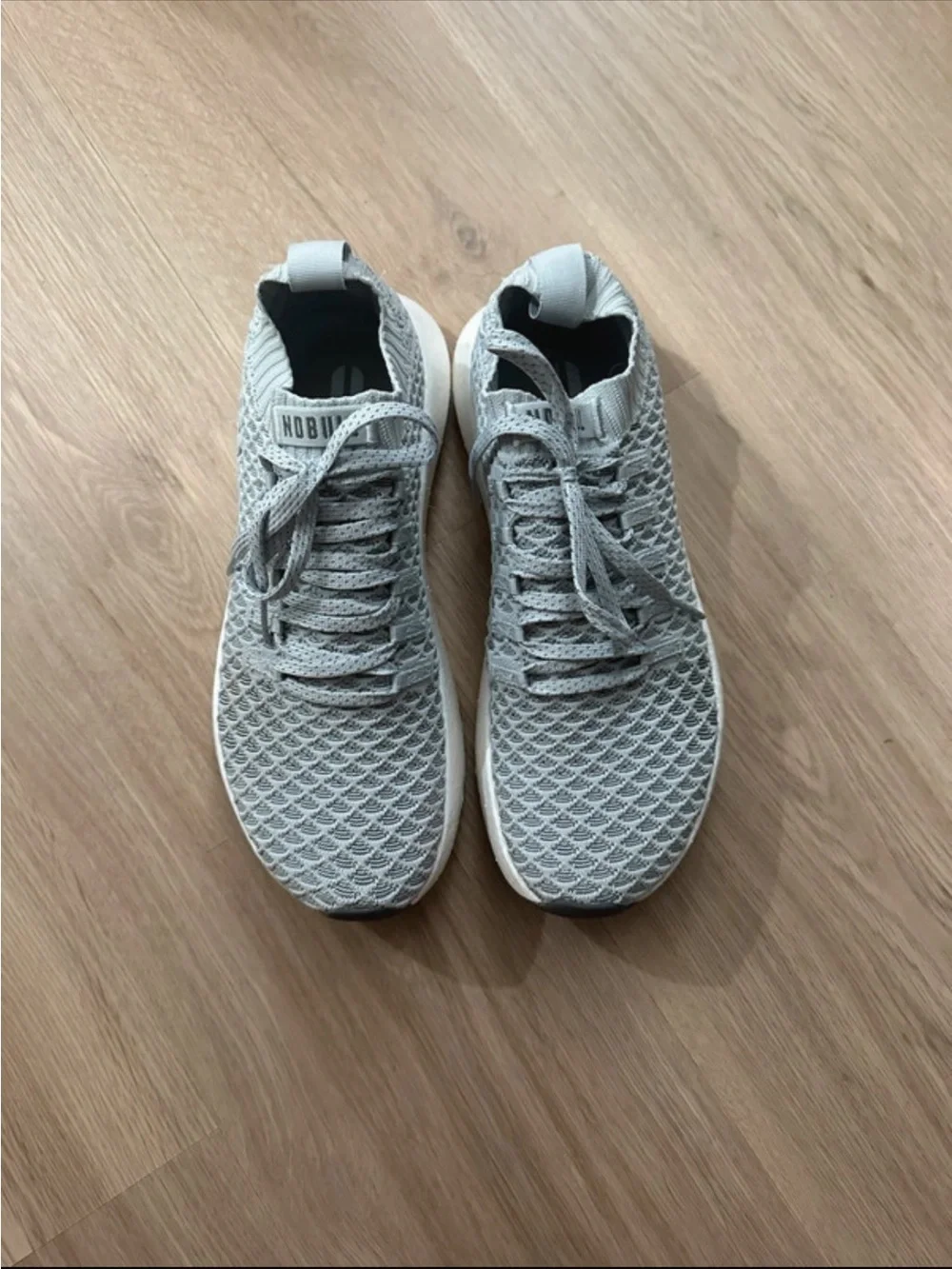 NOBULL Light Grey Knit Runner - Women's Athletic Sneaker